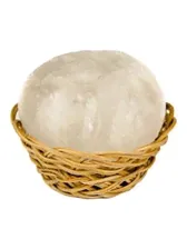 Кристалл-слиток супер-мини «Соло-экстра» в кокосовой корзинке Tawas Crystal, 55 г.